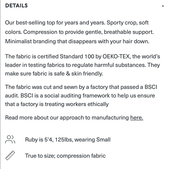 *Sold on Mercari* Paragon Columbia Crop Top - Picture 5 of 5